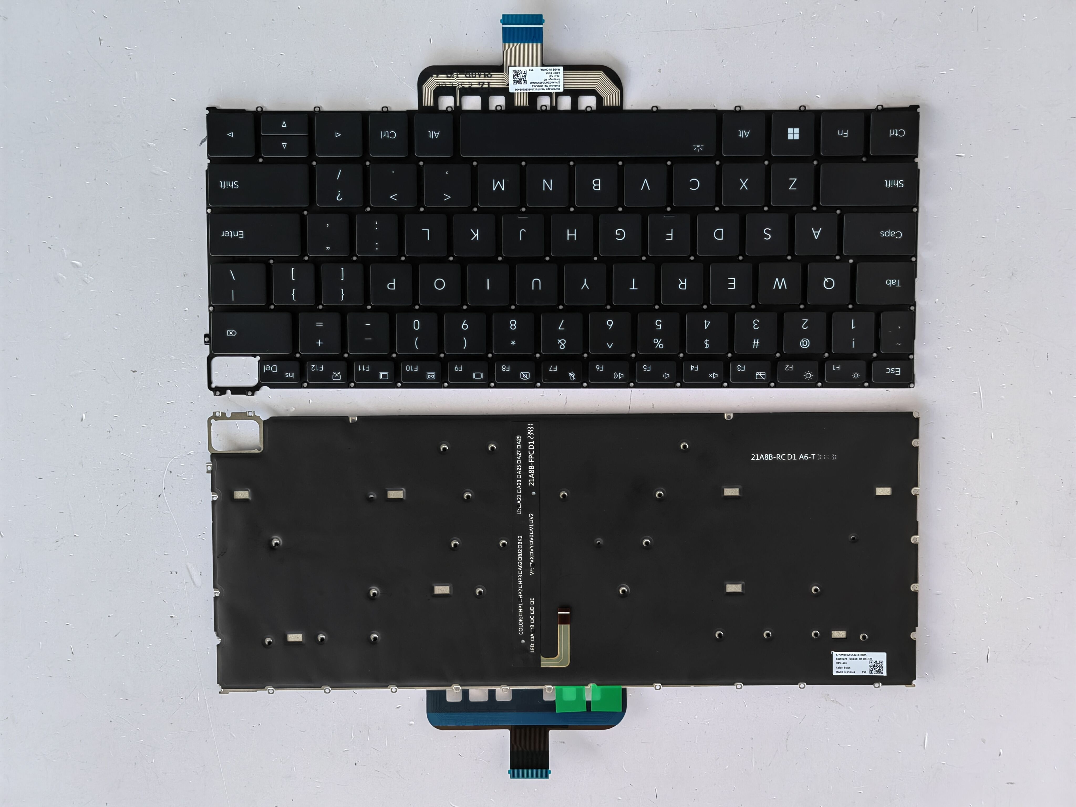 Picture of New Replacement Laptop Keyboard For HUAWEI W76/HGF-W56/HGF-W76/Magicbook 21 22/GLO-F56 F76 BLACK Backlit US Layout
